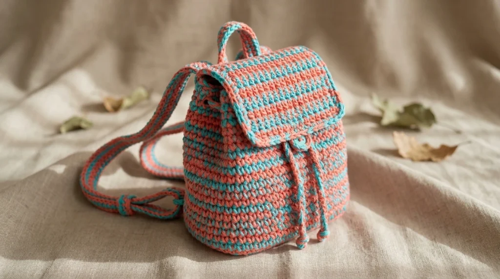 Mini Crochet Backpack