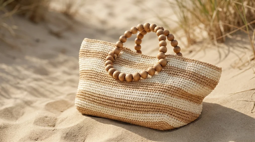 Raffia Beach Bag