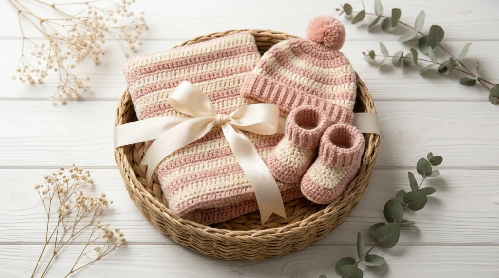 Baby Crochet Gift Set