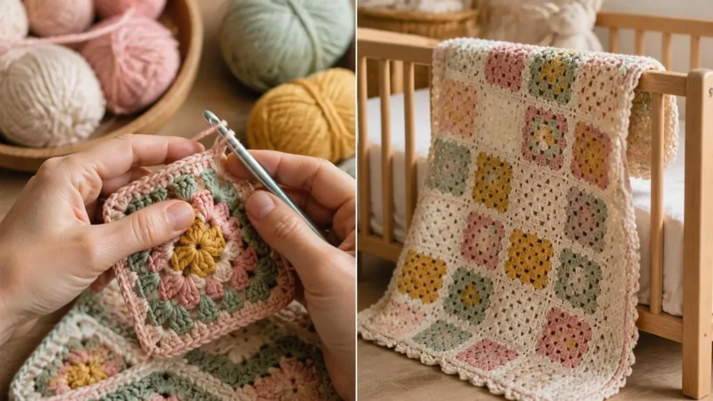 Granny Square Baby Blanket