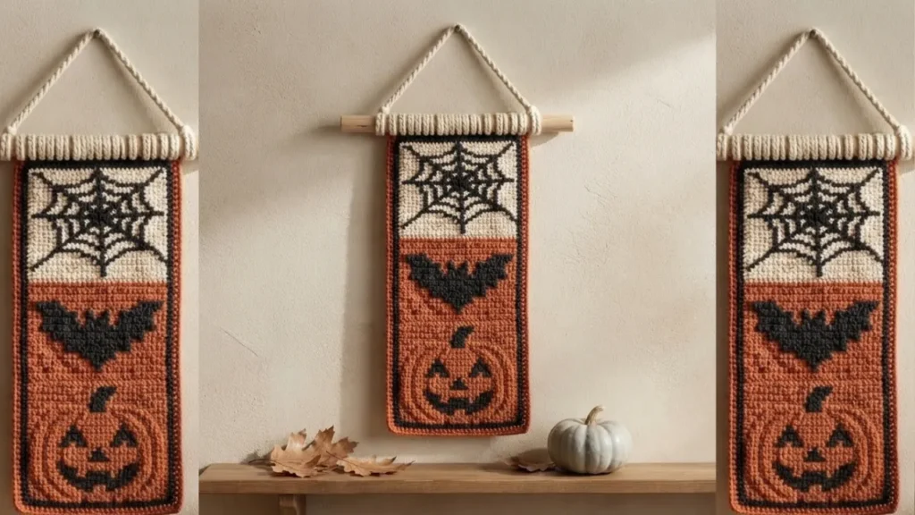 Mosaic Halloween Wall Hanging