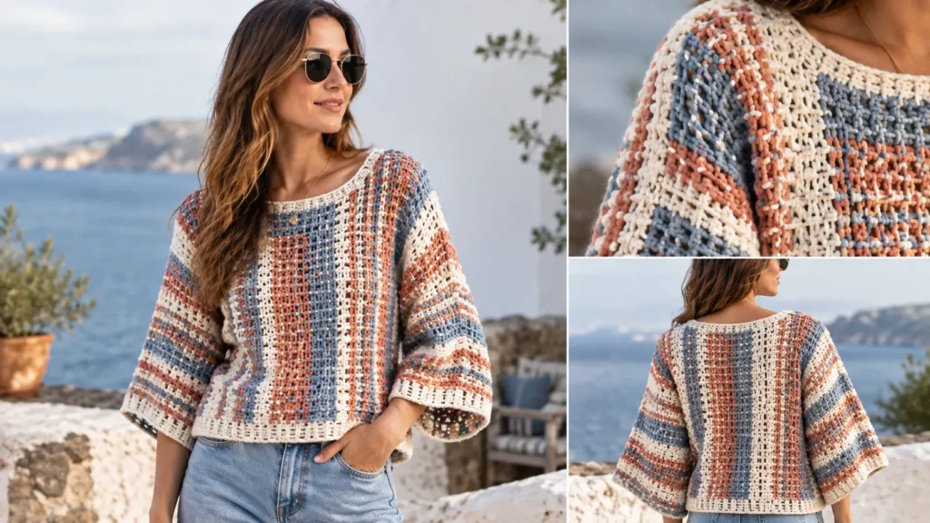 Tunisian Crochet Wearable