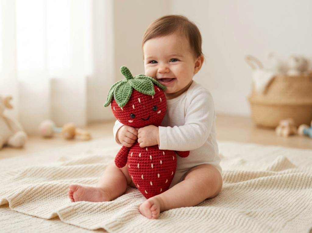 Strawberry Baby Lovey
