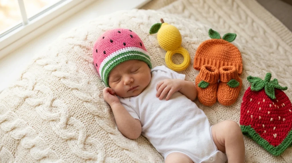 the best 4 baby crochet fruit